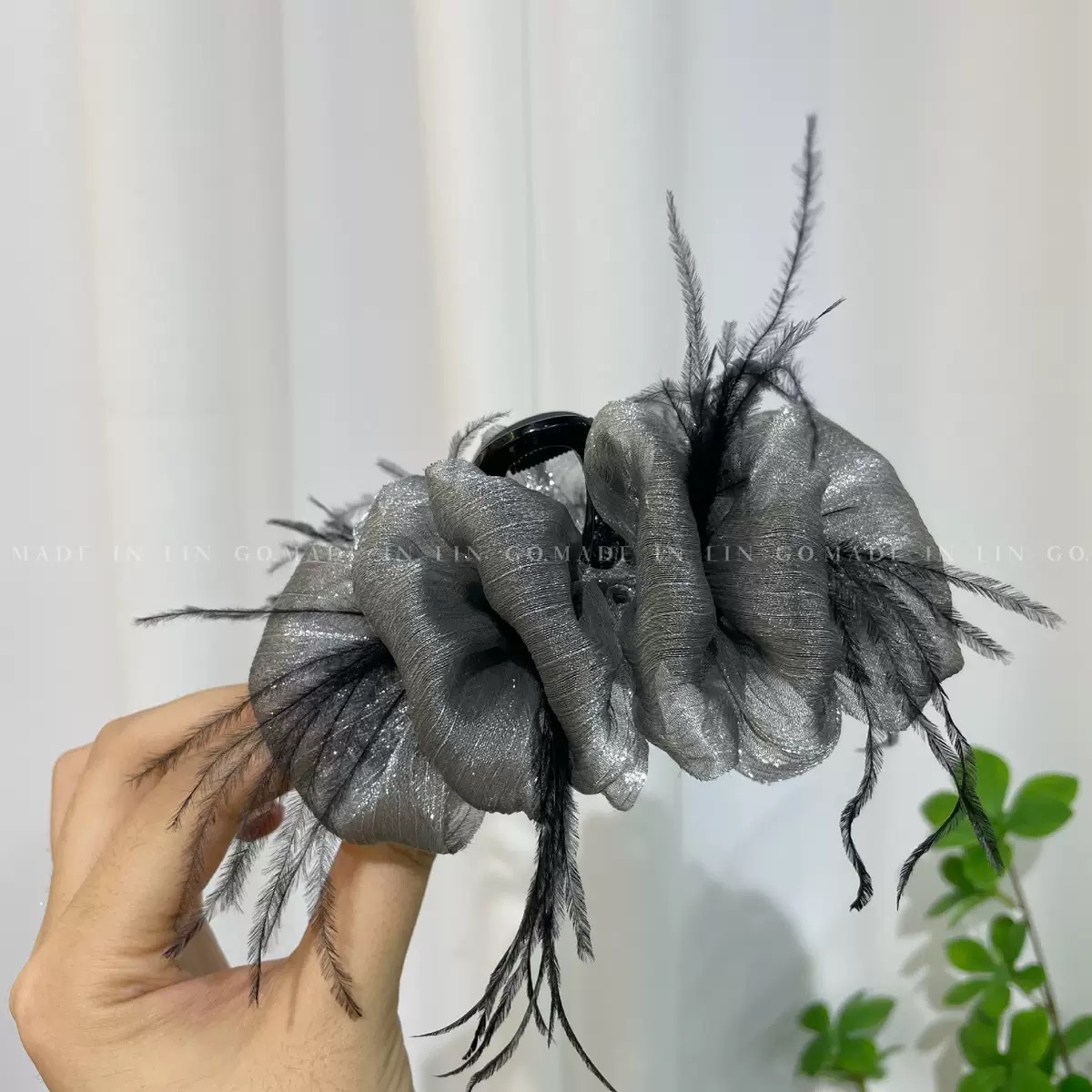 11cm 그레이 시어서커