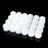 Round white shell and white light (24 times a box of 24 times)