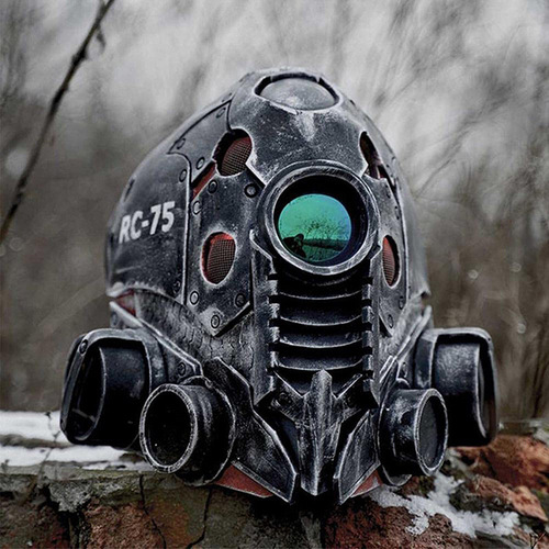 Game Cyberpunk Mask Halloween Steampunk Robot Helmet
