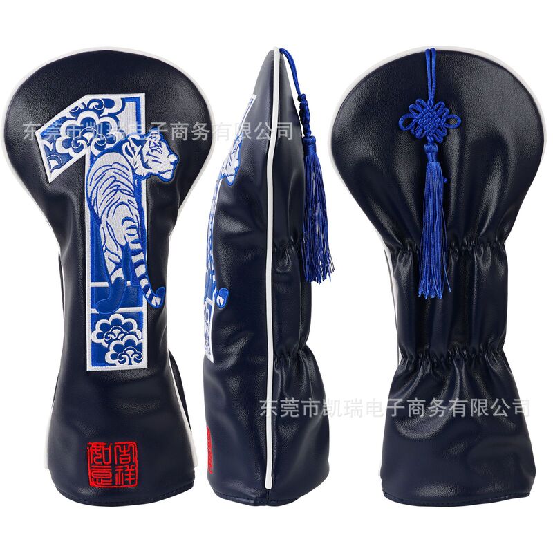 工場スポットゴルフキャップカバーGolf Headcover中国風京劇九色鹿ゴルフクラブカバー|undefined