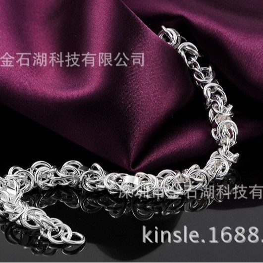 Fábrica en stock al por mayor de moda europea y americana popular joyería personalizada joyería de plata exquisito grifo Camarón hebilla pulsera