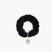 miu大肠珍珠发圈缪小姐轻奢甜美气质发饰时尚百搭高级丝绒女发绳