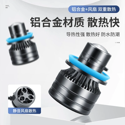 Fog lamp small steel gun lens