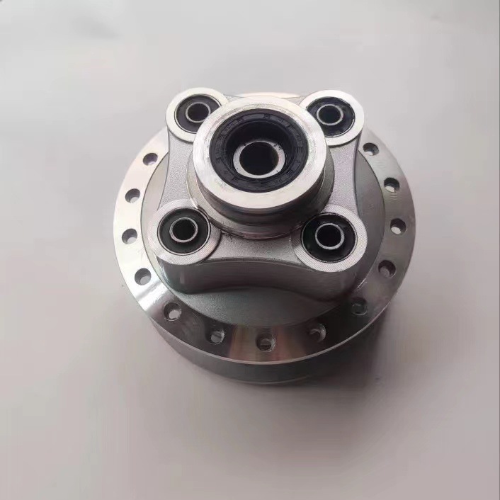 Cg125 Motorcycle Wheel Hub Front and Rear Retro Modified Spokes Wheel Hub Core Brake Drum Cap Assembly Happiness