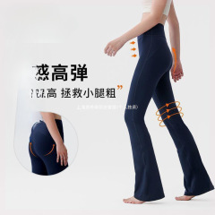 Ketu ホーンヨガパンツ レディース 春と秋 恥ずかしくないライン ハイウエスト フィットネスパンツ 高弾性 痩身 デフォルトアイテム