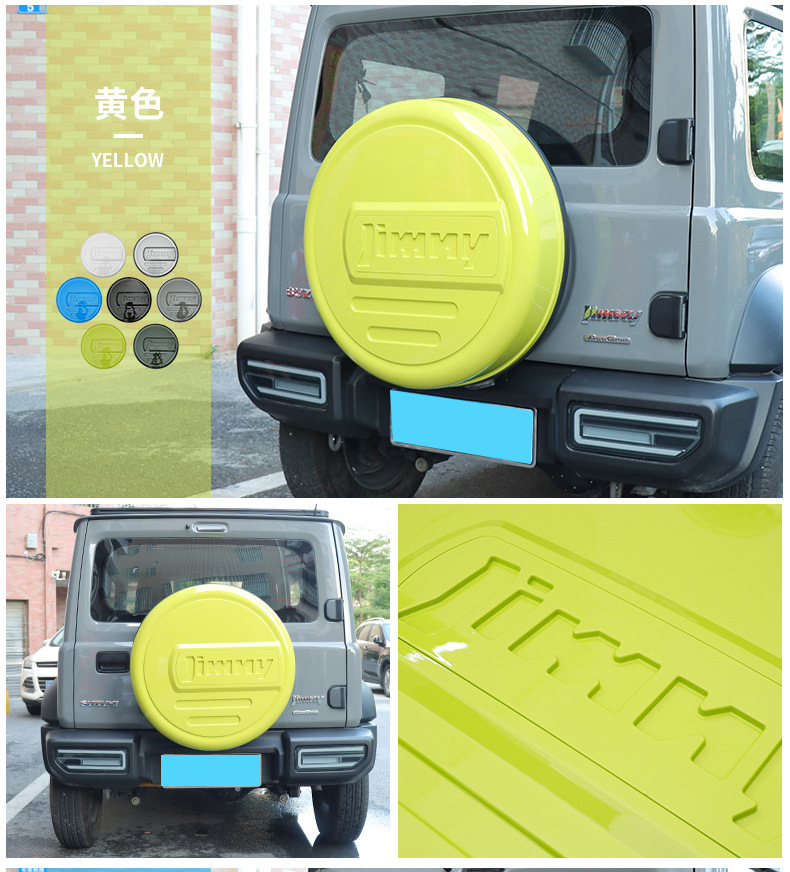 Applicable to suzuki jimny18 + Jimny (JB64,JB74) spare tire cover ABS wheelcover