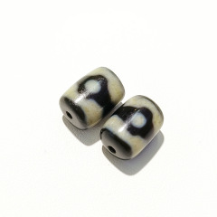 チベット式台湾工芸 天珠 高油分 手工包浆 卸売【AB級】