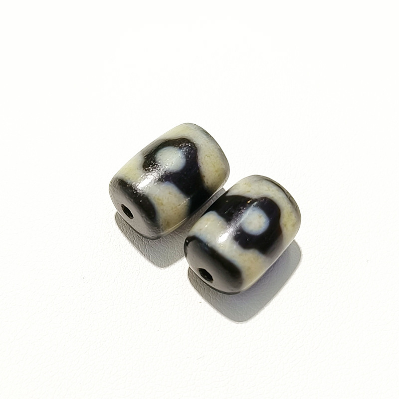 チベット式台湾工芸 天珠 高油分 手工包浆 卸売【AB級】|undefined