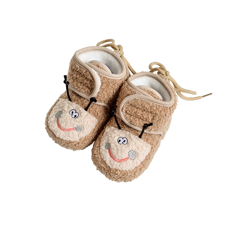 Children's footwear, fleece shoes, demi-season socks for new born for men and women girl's for early age, soft sole, 6-12 month