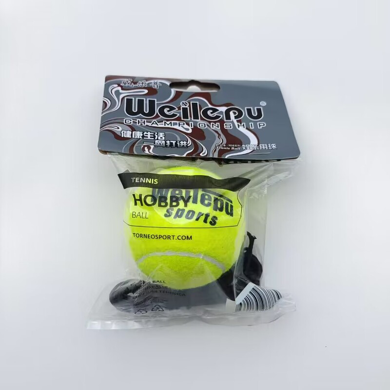 Weilop 626 Tennis with Elastic Rope Individually Packaged for Beginners, Home Entertainment, Single and Double Use