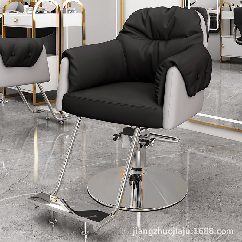 Leopard Style 3am [대비색상 - 내부는 잉크블랙, 외부는 라이트그레이] 두꺼운 바닥 실버 플레이트