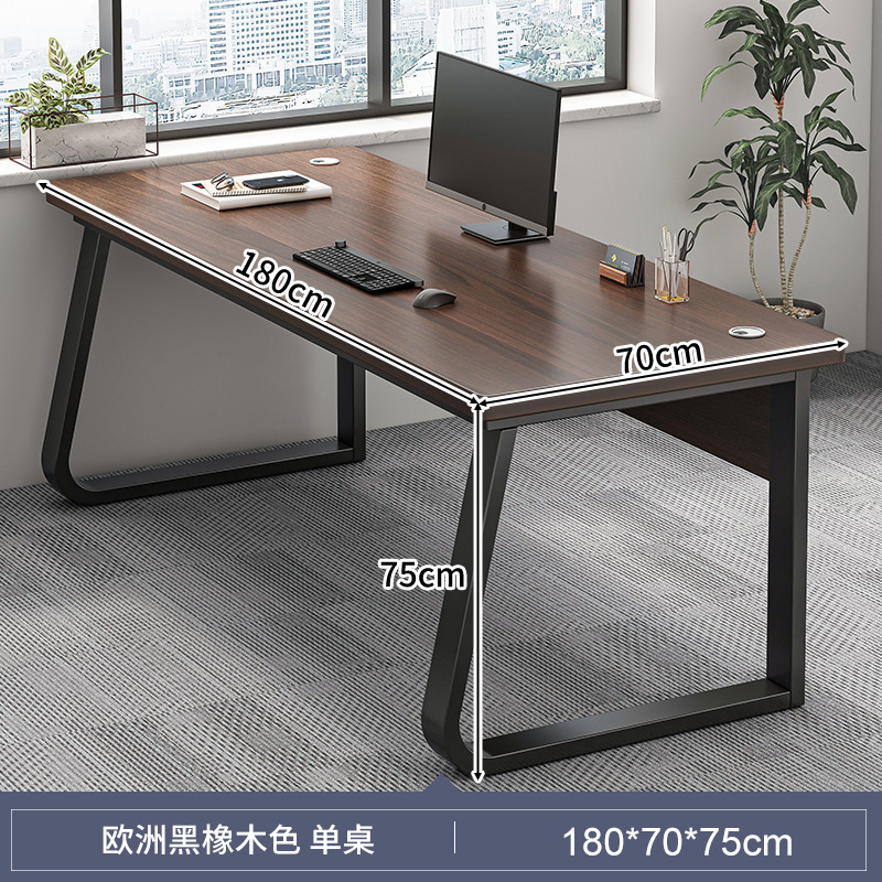 Personal de escritorio de oficina y silla combinación de cuatro o seis personas de escritorio de la computadora de oficina muebles de la estación moderna minimalista titular de la tarjeta de pantalla