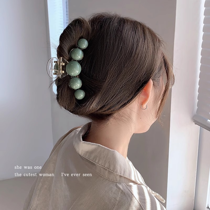 Celebridad de Internet 2024 Nueva horquilla pequeño clip de tiburón grano clip de cabeza de bola baja