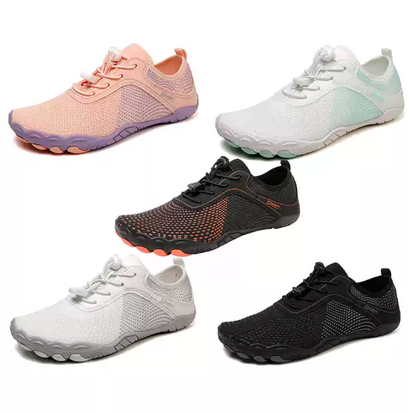 Soft-Soled Indoor Sports Shoes, Breathable, Men's and Women's Fitness Training, Non-Slip Running, Skipping Rope, Aerobics, Treadmill, Shock-Absorbing Yoga
