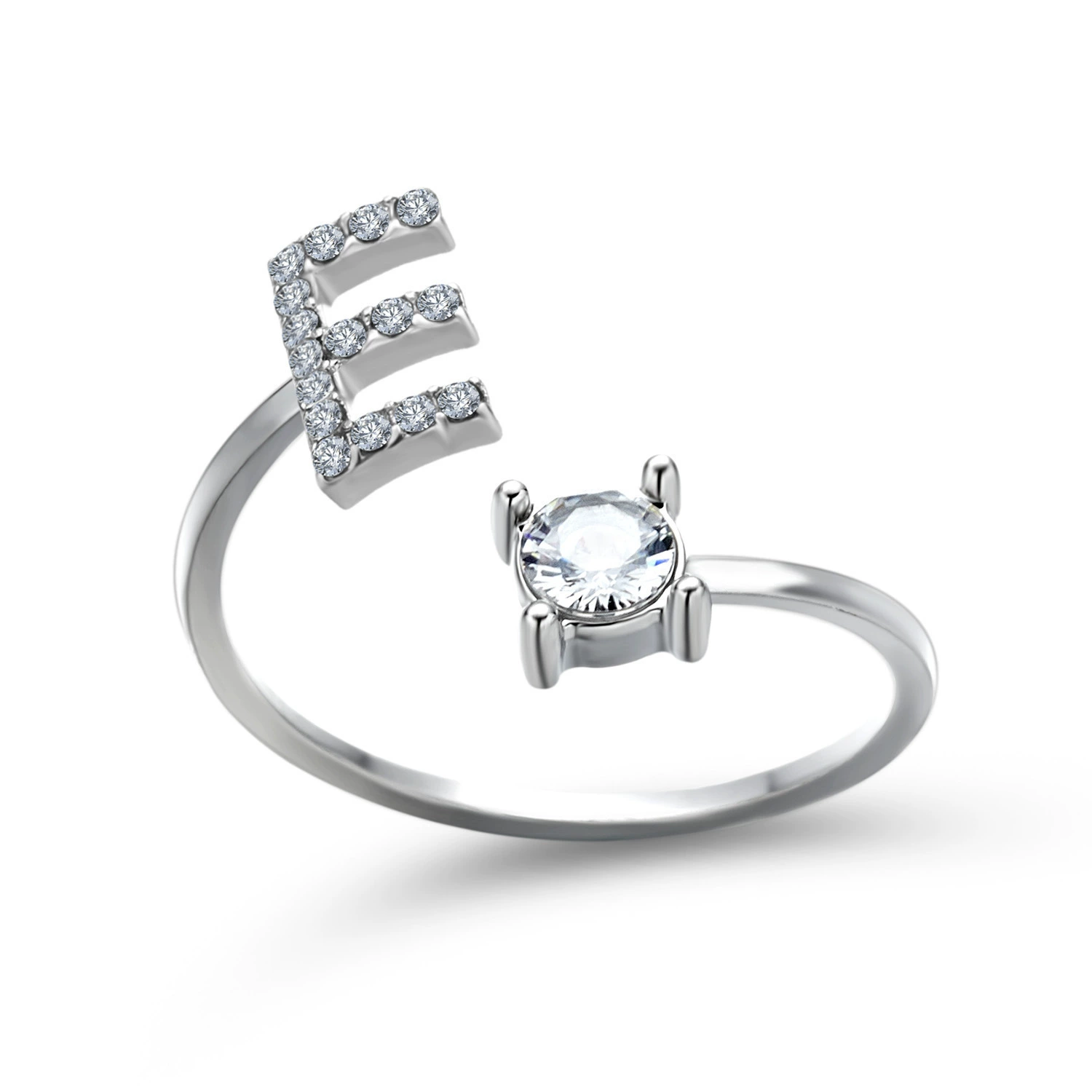 (Cross-border trading), ring, creative adjustable one size accessory with letters