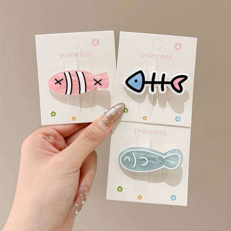 2025 verano pasador de cabello de dopamina colorido lindo frente dulce brocas de cabello rotas no lastimas brocas de cabello adornamientos para el cabello