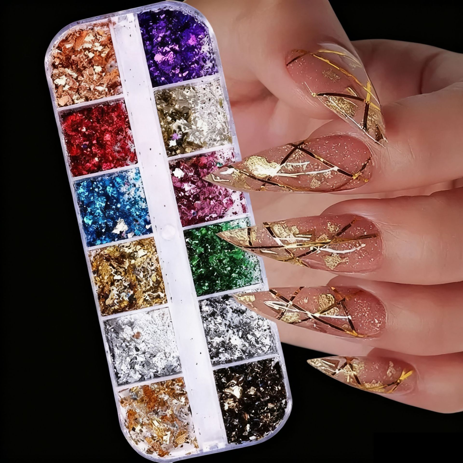 double-sided mixed phone case for manicure