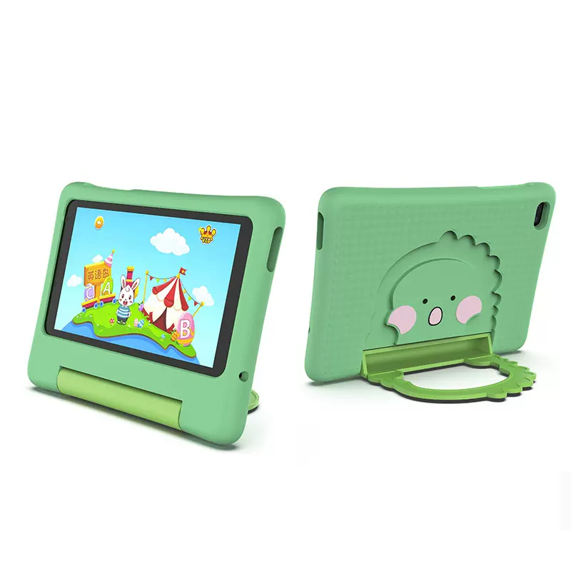 跨境新款7寸儿童平板电脑安全防摔早教机手提教育学习智能家教机