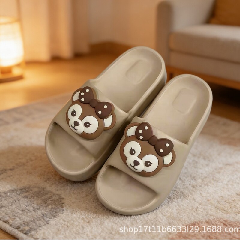 Comfortable Eva Slippers for Women, Suitable for Summer, Indoor and Outdoor Use, Non-Slip, Soft-Soled, Monkey Design, for Home and Bathroom Use Comfortable Eva Slippers for Women, Suitable for Summer, Indoor and Outdoor Use, Non-Slip, Soft-Soled, Monkey Design, for Home and Bathroom Use