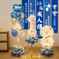 男生18岁成人礼生日快乐布置挂布女神装饰场景派对网红条幅背景布