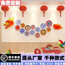 龙头龙尾kt板班级文化教室布置幼儿园墙面装饰环创黑板报有展