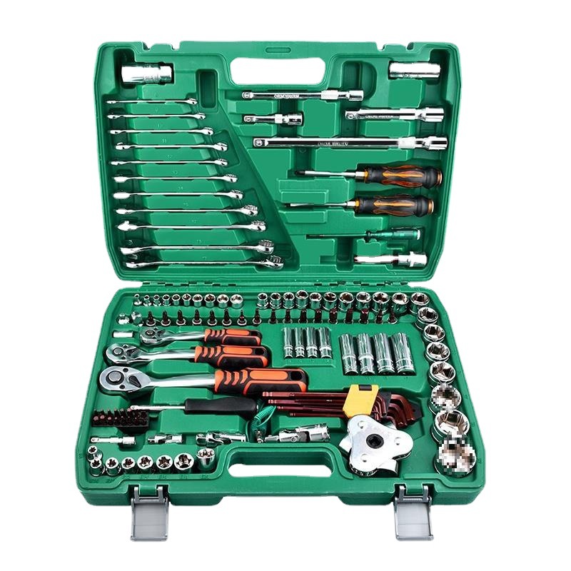 자동 수리 래칫 소켓 렌치 세트 자동차 세트 도구 상자 작은 비행 수리 조각 세트 작은 조합