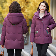 品牌时尚羽绒服女2025冬季新款大气高端加厚保暖白鸭绒外套大衣女