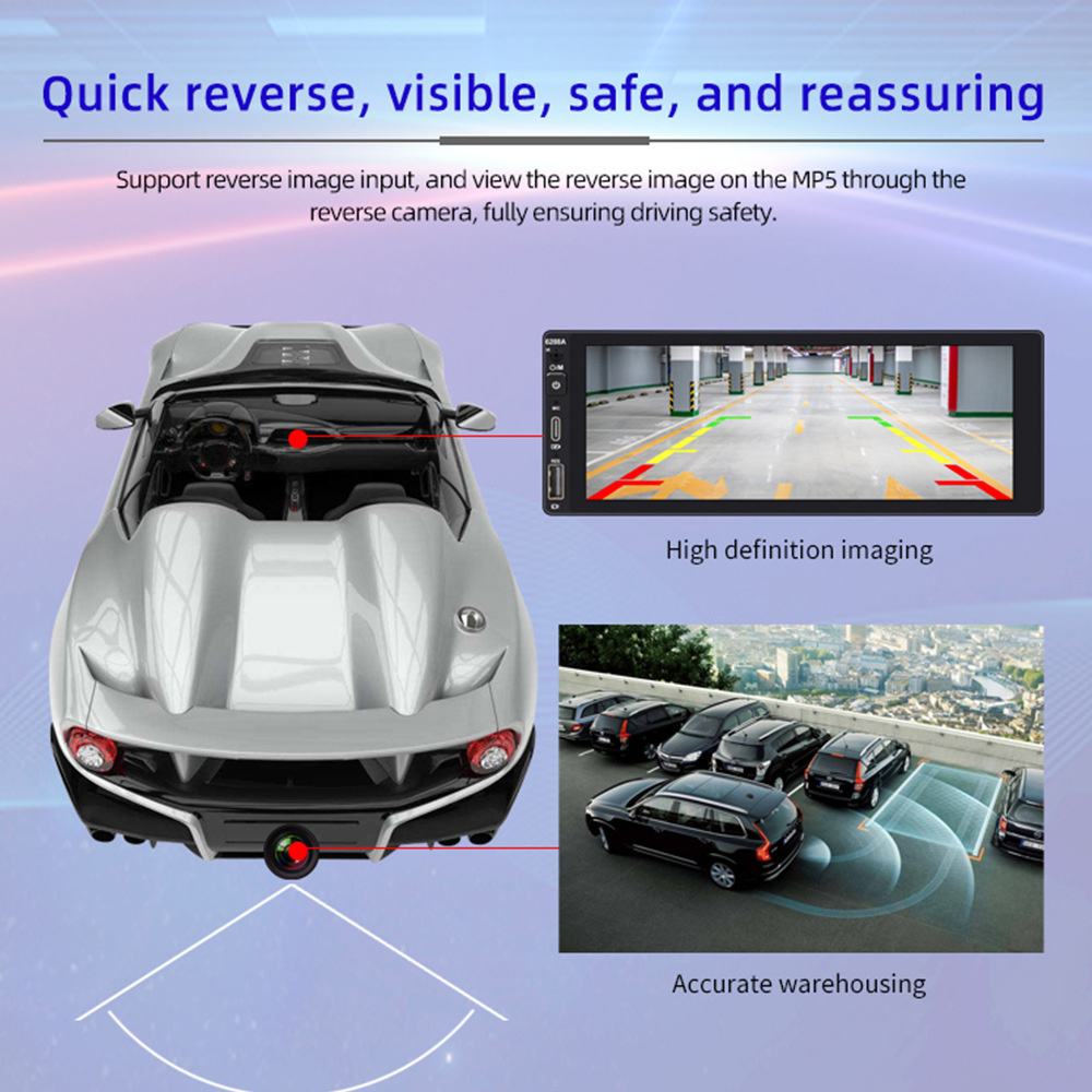6.9 Inch 2+32 Wireless Carplay Single-Stick Android Machine Ips Capacitive Screen Smart Voice Car Player 12V