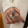 Tide, summer trend adjustable retro ring hip-hop style, Japanese and Korean