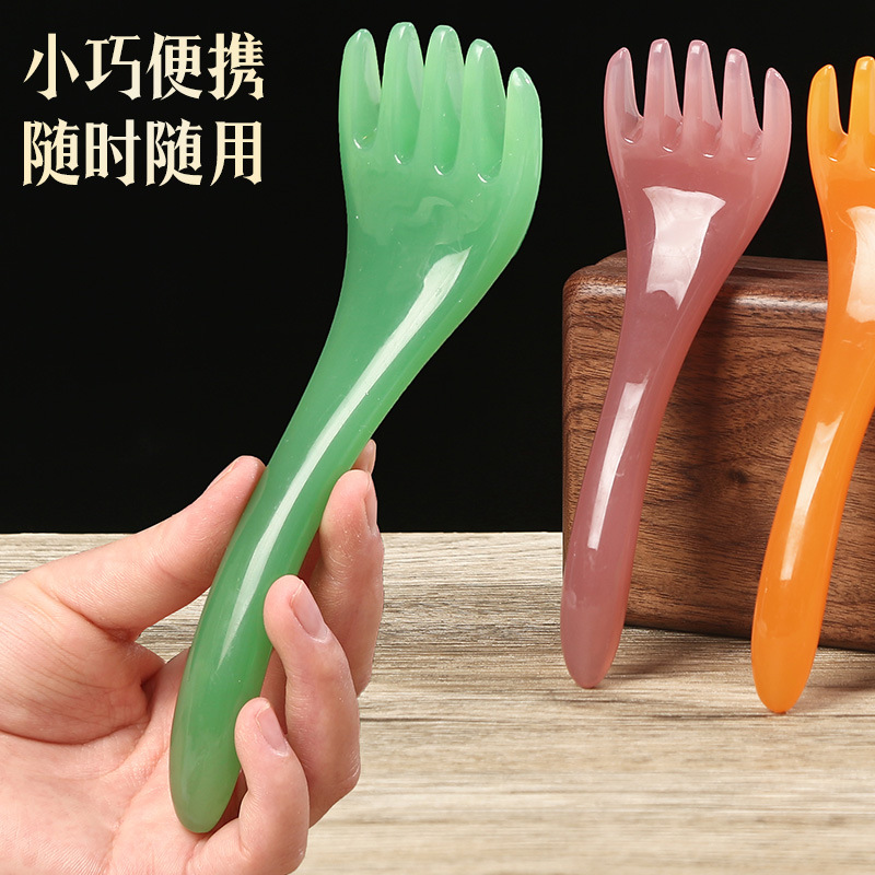 Five-claw head massager, meridian massage comb, body point acupoint scratching head massage, claw scalp relaxation and decompression artifact