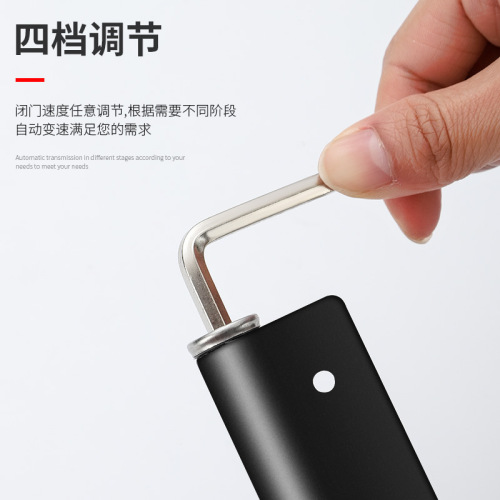 Door closer, household automatic door closing device, simple outward-opening mechanism, hydraulic buffer, commercial door rebound closure.