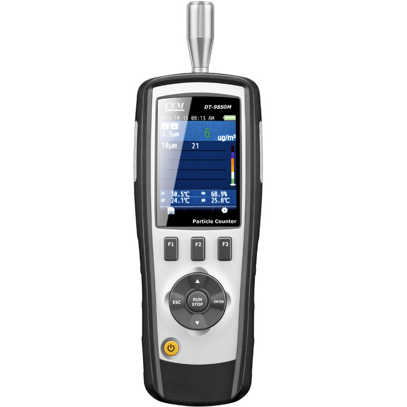 CEM华盛昌 DT-9850M/9851M 粉尘埃粒子计数器颗粒空气质量检测仪