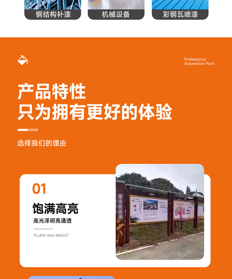Advertising Sign Paint 2K Quick-Drying Alloy-Free Steel Frame Anti-Rust Paint Container Compartment Matte White Paint Manufacturer Customization