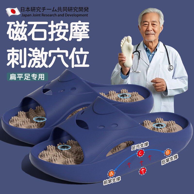 Wholesale foreign trade massage slippers for men, 2026 new summer indoor home non-slip foot acupressure foot therapy sandals for men Wholesale foreign trade massage slippers for men, 2026 new summer indoor home non-slip foot acupressure foot therapy sandals for men
