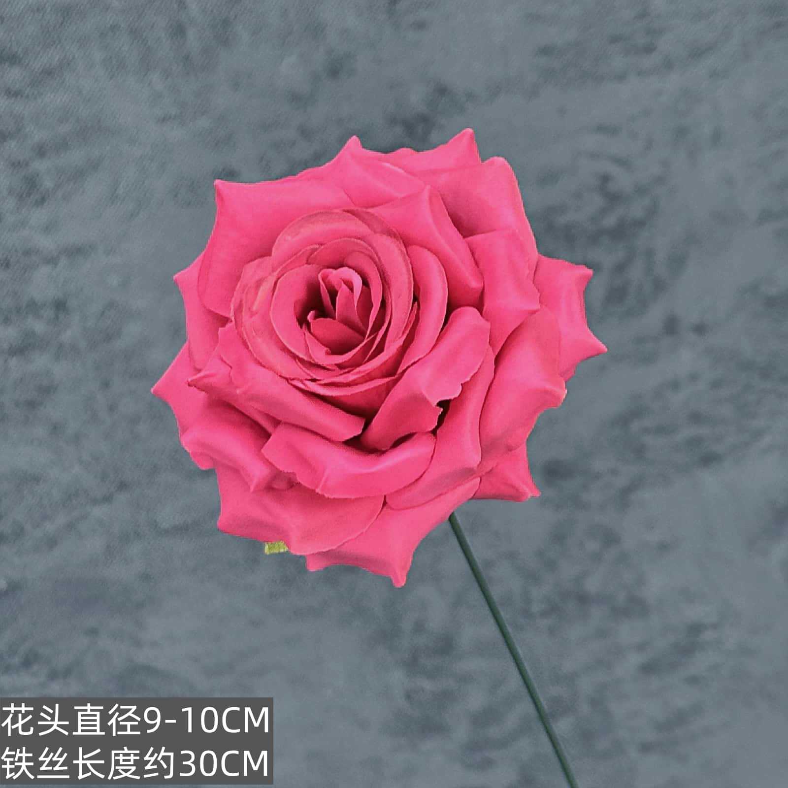 Flor de rosa simulada franela de una sola mano cascada de rosas flor simulada boda decoración del hogar decoración flor falsa al por mayor