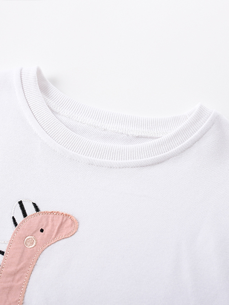 Malwee niñas dos piezas de otoño nuevo estilo de ropa infantil europea y americana de estilo extranjero niñas de cuello redondo manga larga set para niños