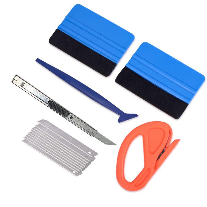 Auto film tool suit window solar film special tool beef tendon hard scraper tool cross-border suit