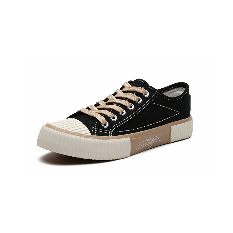 Zapatillas de Lona Estilo Coreano Primavera 2024, Zapatillas Bajas para Mujer, Zapatillas Informales Retro de Tela, Zapatillas Vulcanizadas de Goma F110