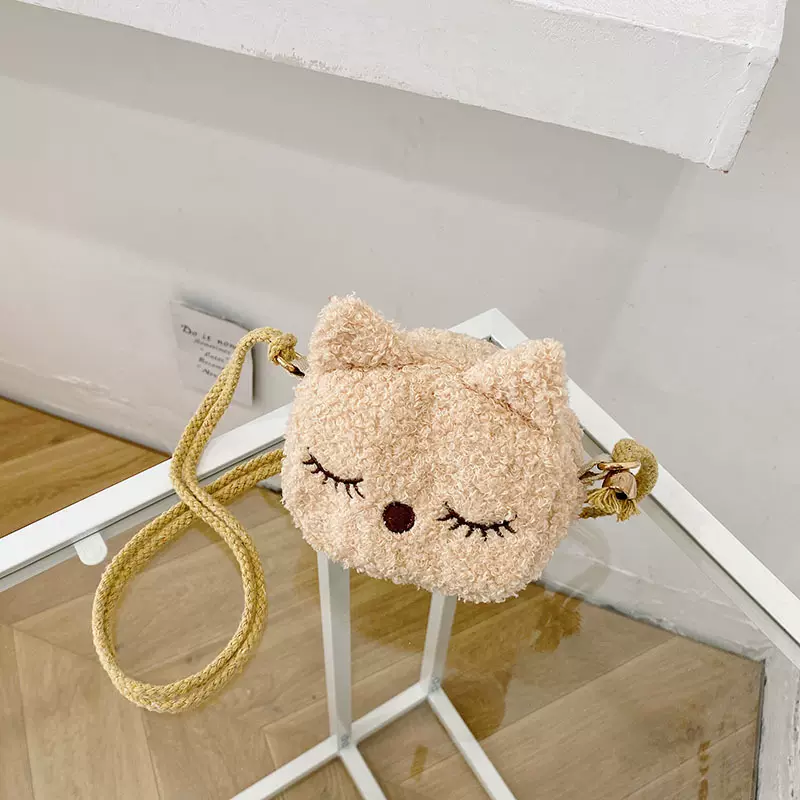 2024时尚新款潮流儿童斜挎包女童零钱包卡通可爱单肩包兔子小挎包