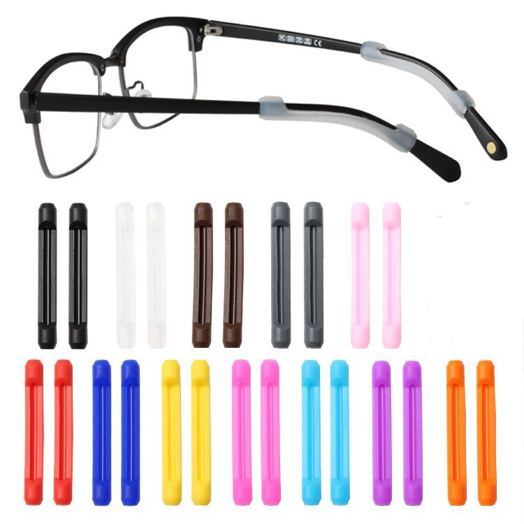 Non-slip glasses, earrings, silicone lanyard holder, sunglasses, socks, ear protection, clips included, wholesale