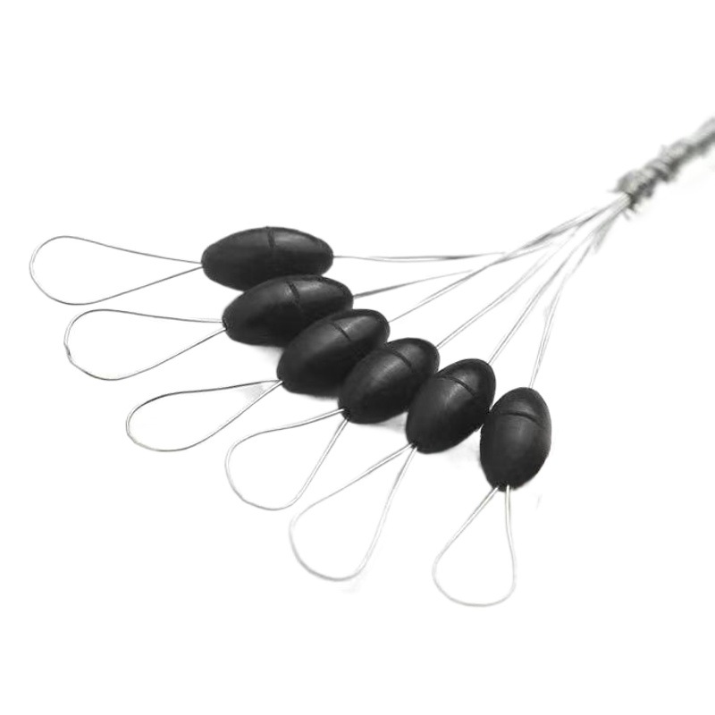 Spot wholesale rubber space bean wild fishing competitive raw rubber cylindrical olive fish positioning bean fishing tackle small accessories