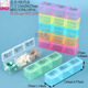 3p31c:3-compartment small medicine box