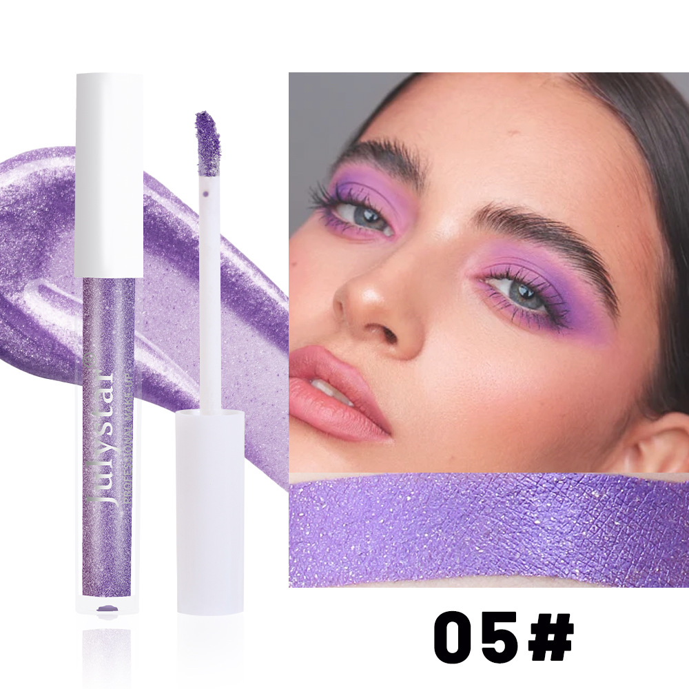 carina Julystar Ten Color Pearl Matte Makeup Colorful Streaming eye shadow Liquid Set_voghion.com