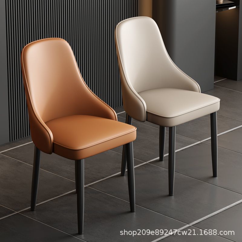 餐椅家用轻奢现代简约酒店椅高级感餐厅靠背椅意式小户型餐桌椅子