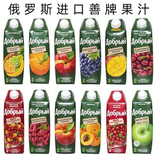 Imported Russian Shàn Brand Juice Drinks, Multi-flavored Wholesale