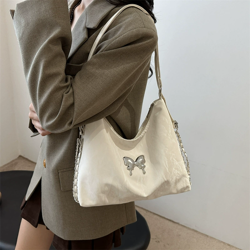 Autumn shoulder bag, capacious backpack, one-shoulder bag, western style