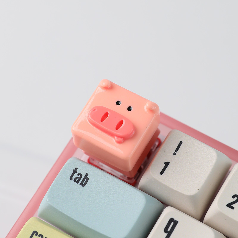 Cross-Border Hot-Selling Resin Cross Keycaps, Personalized Customization, Cute Paxi DIY Mechanical Axis Key Cartoon