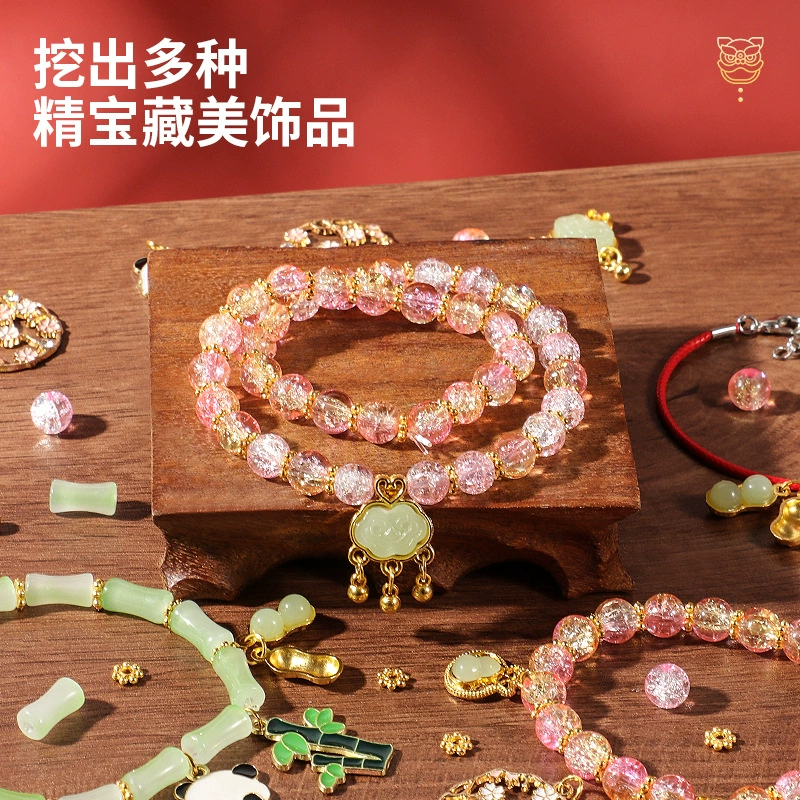 Детская археологическая игрушка, бусин bracelet, бамбук handmade soap, c камнем, археологические раскопки, панда, оптом