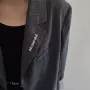 新款排列口袋复古毛衣