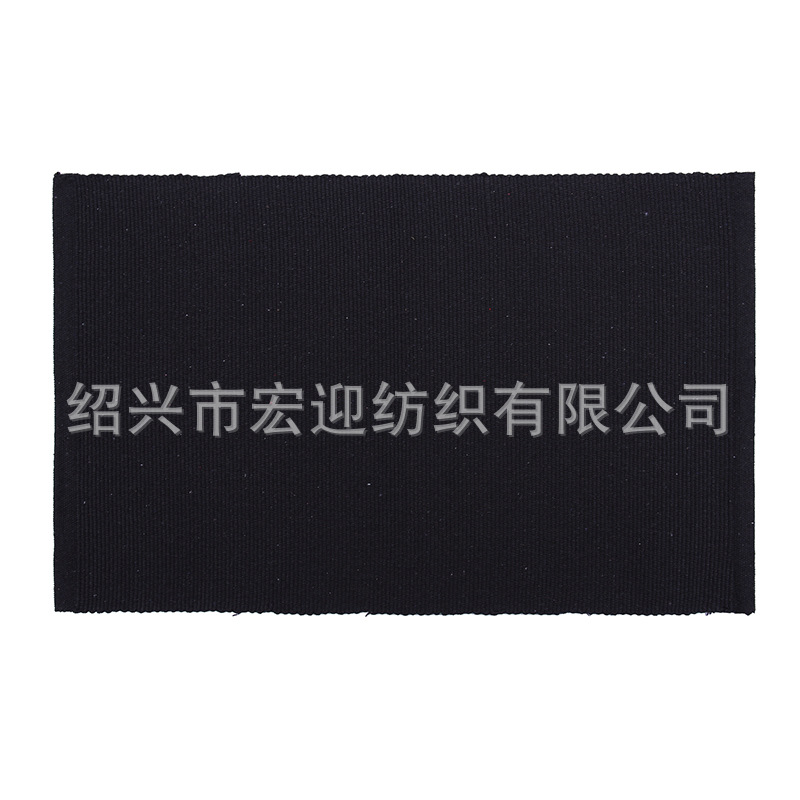 Cotton-woven solid color tassel floor mat, carpet, foot mat, entryway mat, living room coffee table mat, pet crawling mat, bedside mat